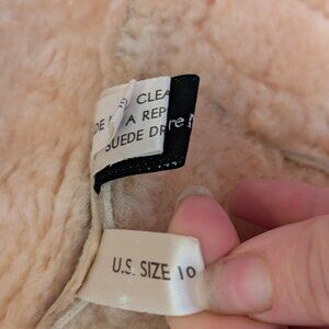 Eddie Bauer Suede and Wool Size 10 Jacket